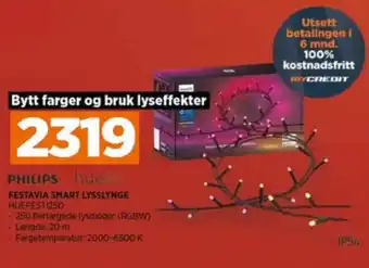 POWER Philips hue lysslynge tilbud