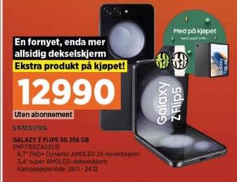 POWER Galaxy z flip5 mobiltelefon tilbud