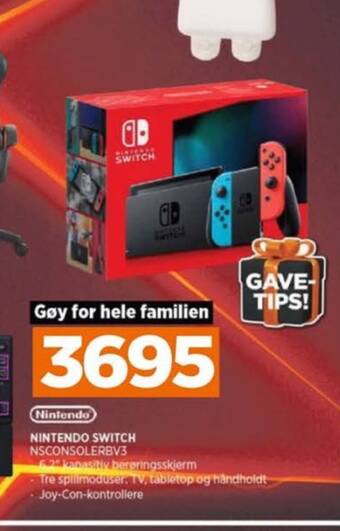 POWER Nintendo switch spillekonsol tilbud