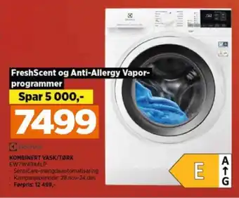 POWER Electrolux vask och tørk tilbud