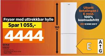 POWER Senz kombiskap tilbud