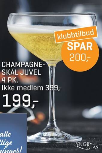 Jernia Lyngby glas glass tilbud