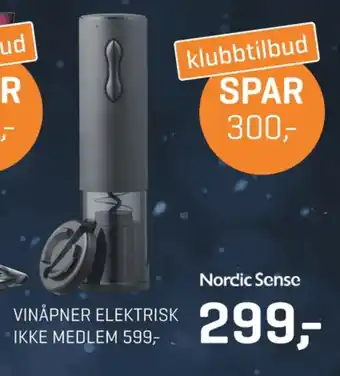 Jernia Nordic sense vinåpner tilbud