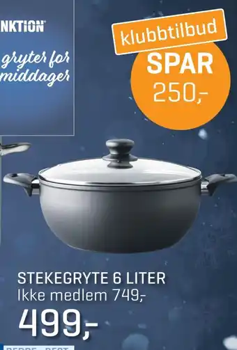 Jernia Funktion gryte tilbud