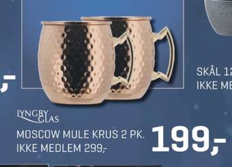 Jernia Lyngby glas krus tilbud