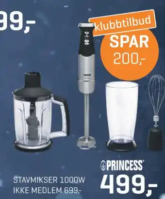 Jernia Princess stavmikser tilbud