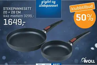 Jernia Woll stekepannesett tilbud