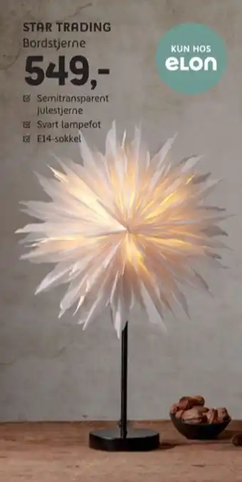 ELON Star trading julestjerne tilbud