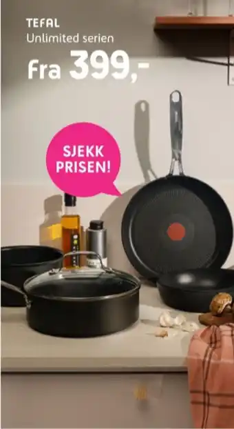 ELON Tefal stekepanne tilbud