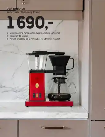 ELON Obh nordica kaffemaskin tilbud