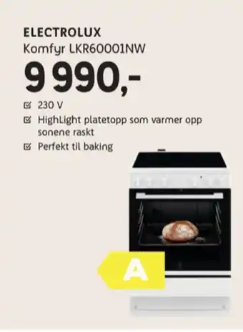 ELON Electrolux komfyr tilbud