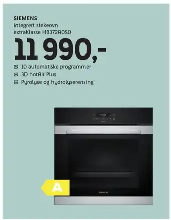 ELON Siemens oppvaskmaskin tilbud