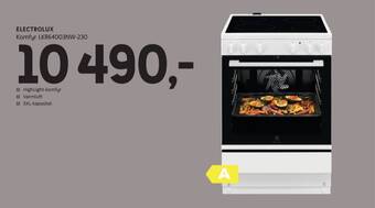 ELON Electrolux komfyr tilbud