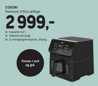 ELON Cosori airfryer tilbud