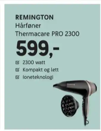 Remington hårføner