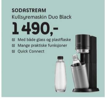 ELON Sodastream sodamaskin tilbud