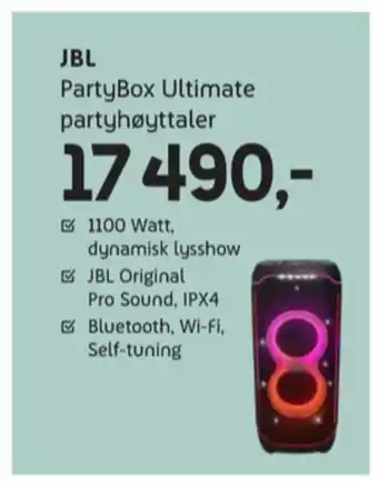 ELON Jbl høyttaler tilbud