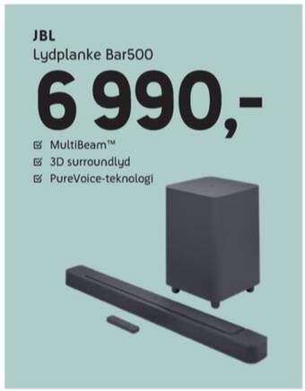 ELON Jbl soundbar tilbud