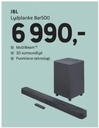 ELON Jbl soundbar tilbud