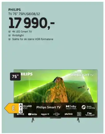 ELON Philips tv tilbud
