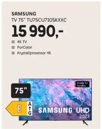 ELON Samsung tv tilbud