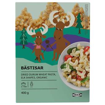 IKEA Bästisar pasta, økologisk, 400 g tilbud