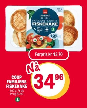 Coop Extra Coop fiskekaker tilbud