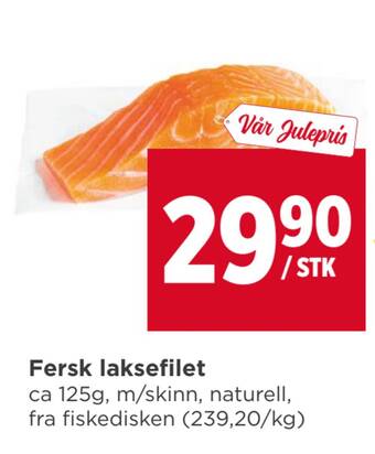 Meny Fersk laksefilet tilbud