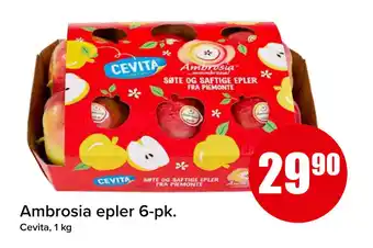 Spar Ambrosia epler 6-pk tilbud