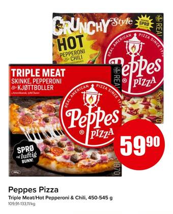 Spar Peppes pizza tilbud
