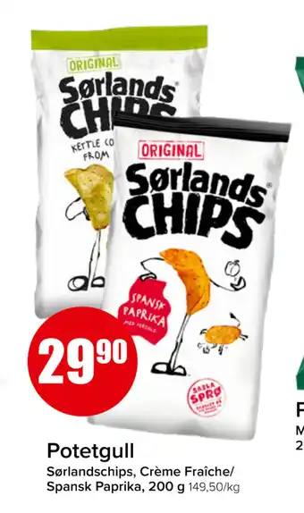 Spar Potetgull tilbud