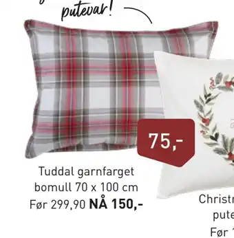 Kid Interiør Tuddal garnfarget bomull tilbud