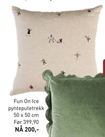 Kid Interiør Fun on ice pynteputetrekk tilbud