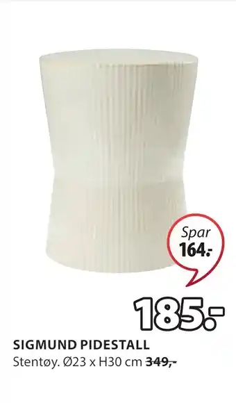 JYSK Sigmund pidestall tilbud