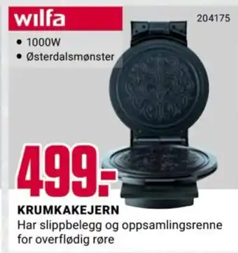 Europris KRUMKAKEJERN tilbud