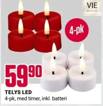 Europris TELYS LED tilbud