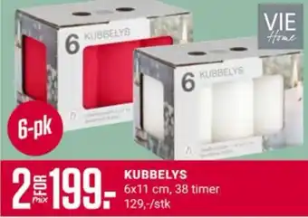 Europris KUBBELYS tilbud