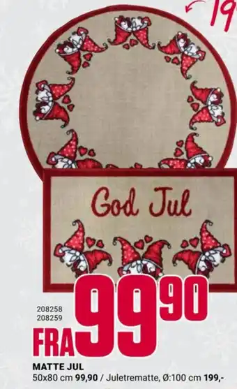 Europris MATTE JUL tilbud