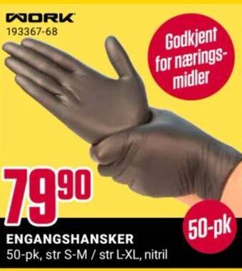 Europris ENGANGSHANSKER tilbud