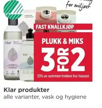 Meny Klar produkter tilbud