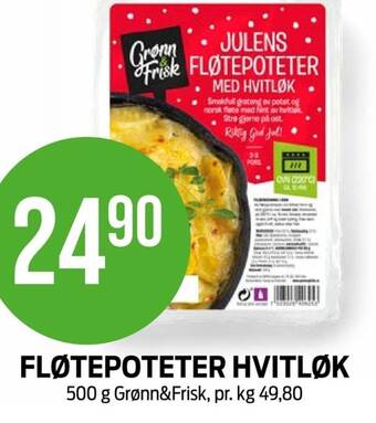 Kiwi FLØTEPOTETER HVITLØK 500 g Grønn&Frisk tilbud