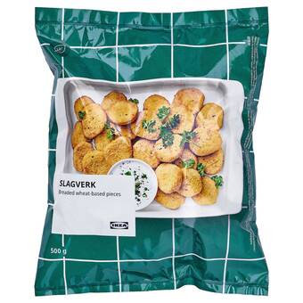 IKEA Slagverk panerte hvetebaserte biter, dypfryst, 500 g tilbud