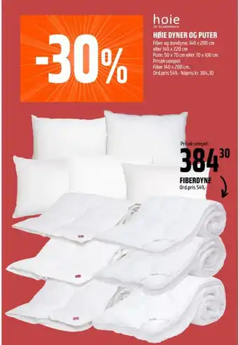 Coop Obs Høie dyne tilbud