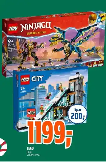 Coop Obs Lego byggesett tilbud