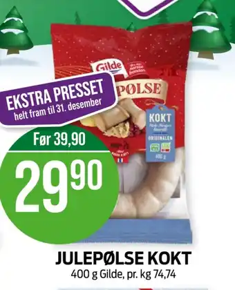 Kiwi Gilde julepølse tilbud
