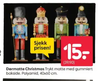 Rusta Ukjent dørmatte tilbud