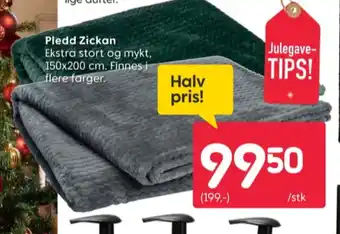 Rusta Ukjent pledd tilbud