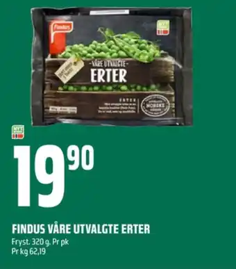 Coop Obs Findus erter tilbud