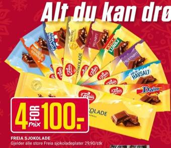 Europris Boble sjokoladeplate tilbud