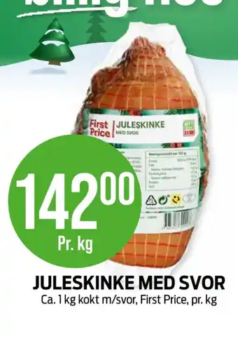 Kiwi First price juleskinke tilbud